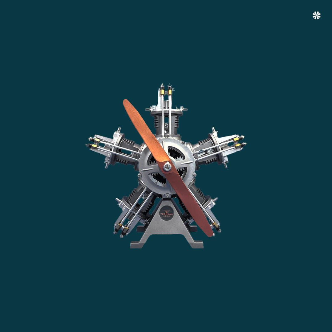 5-Cylinder Radial Engine